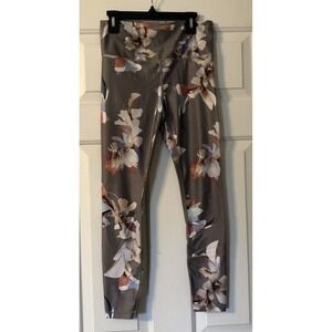 Athleta Athletic Pants  Leggings Size Small Floral Gray